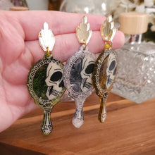 Load image into Gallery viewer, Victorian Haunting Mirror Earrings