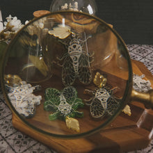 Load image into Gallery viewer, Victorian Haunting Cicada Earrings