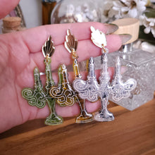 Load image into Gallery viewer, Victorian Haunting Candelabra Earrings