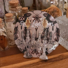 Load image into Gallery viewer, Victorian Haunting Candelabra Earrings