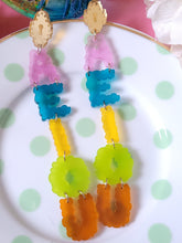 Load image into Gallery viewer, Mad Tea! Caterpillar's Vowel Earrings