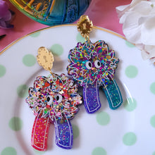 Load image into Gallery viewer, Mad Tea! Individual Mome Rath Earrings