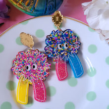 Load image into Gallery viewer, Mad Tea! Individual Mome Rath Earrings