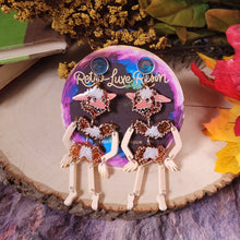 Load image into Gallery viewer, Thirteenth Hour Fire Goblin Earrings