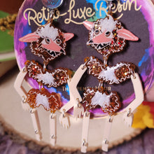 Load image into Gallery viewer, Thirteenth Hour Fire Goblin Earrings