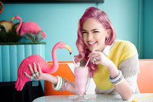 Load image into Gallery viewer, Sundae Funday Swirl Studs in Strawberry Cream