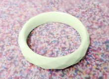 Load image into Gallery viewer, Sundae Funday Faceted Bangle in Mint Cream