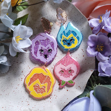 Load image into Gallery viewer, AWOMO- Pansy Earrings
