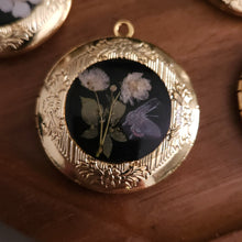 Load image into Gallery viewer, Victorian Haunting Locket Velvet Choker Necklace
