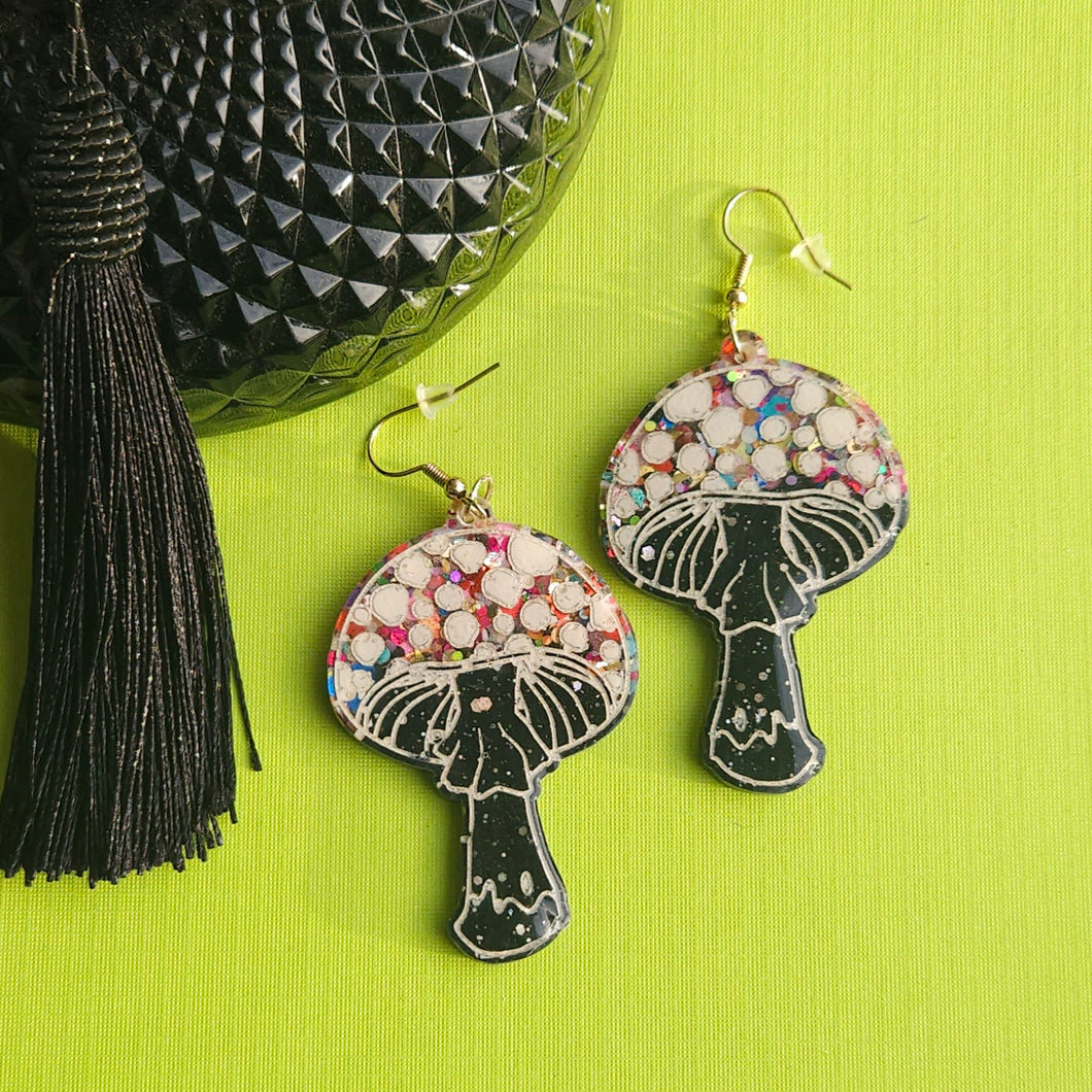 Chaos Mushroom Earrings