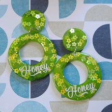 Load image into Gallery viewer, MOD About You Honey Hoop Earrings
