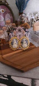 Victorian Haunting Forever Wandering Cameo Earrings