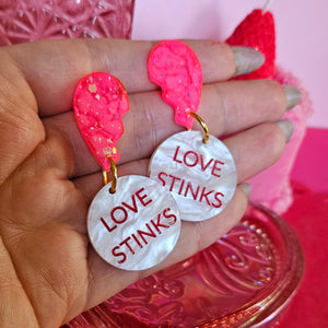 Galentine's The 13th Love Stinks Earrings