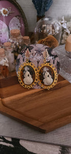 Victorian Haunting Forever Wandering Cameo Earrings