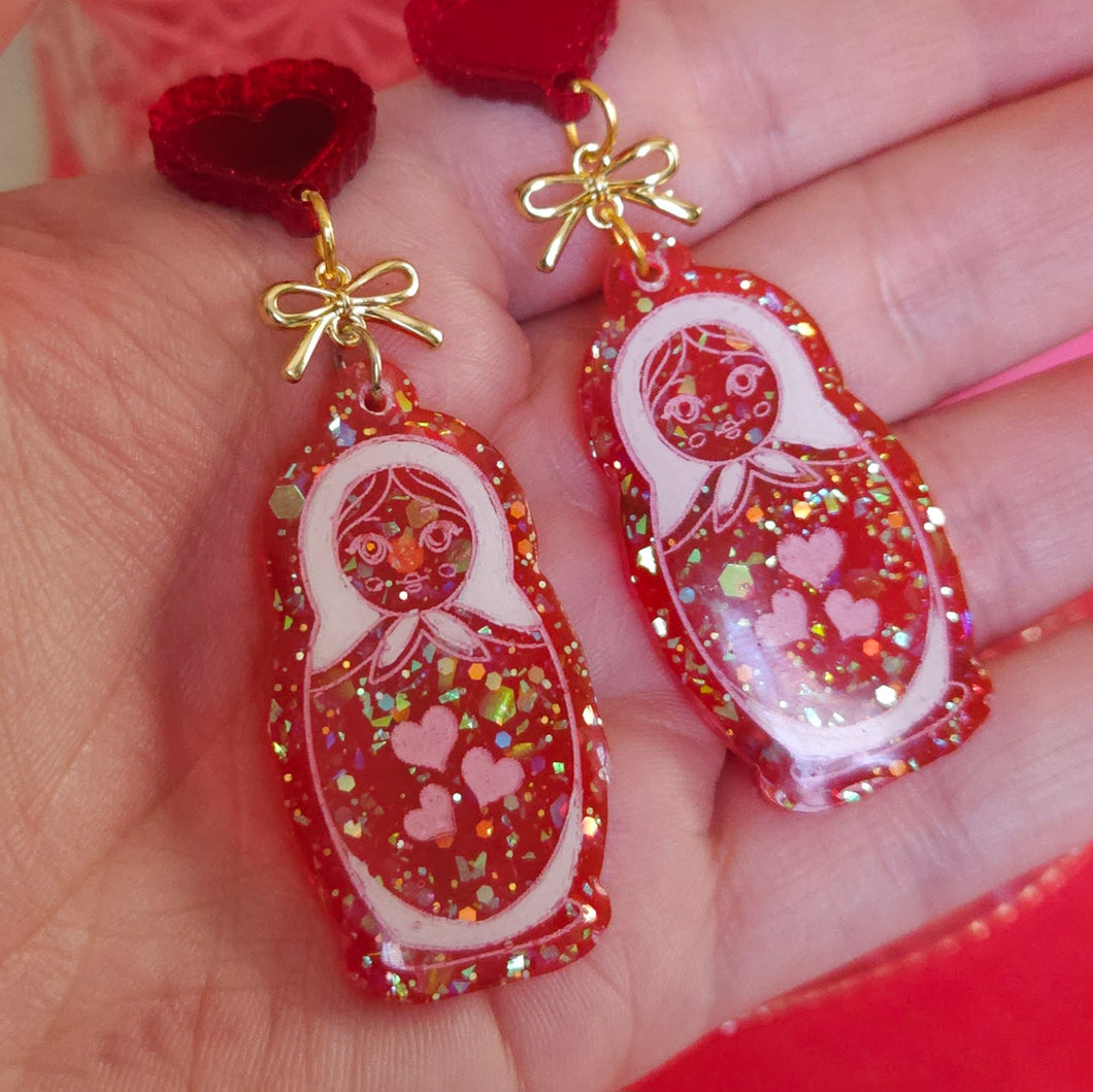 Galentine's The 13th Nesting Doll Earrings
