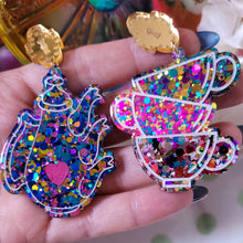 Load image into Gallery viewer, Mad Tea! Teapot and Tea cup Earrings
