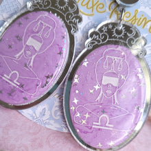 Load image into Gallery viewer, Celestial Libra Cameo Earrings
