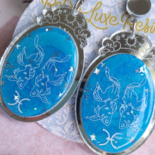 Load image into Gallery viewer, Celestial Pisces Cameo Earrings
