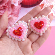 Load image into Gallery viewer, Galentine&#39;s Cake stud Earrings
