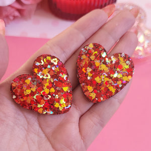 Galentine's Heart stud Earrings