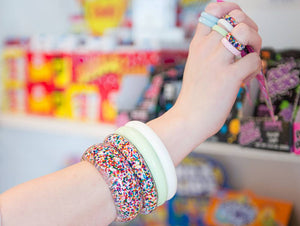 Sundae Funday Smooth Ring Set in Vanilla Cream