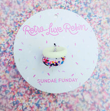 Load image into Gallery viewer, Sundae Funday Smooth Ring Set in Mint Cream
