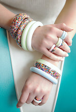 Load image into Gallery viewer, Sundae Funday Smooth Ring Set in Mint Cream

